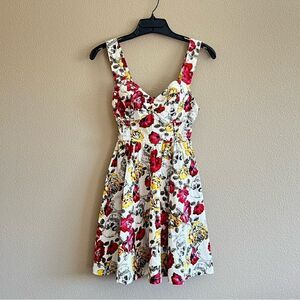 Hot Topic Skulls & Roses Mini Dress